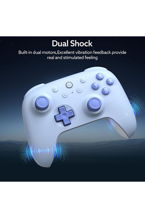 وحدة تحكم بلوتوث 8Bitdo Ultimate 2C لأجهزة Switch/Switch 2 - وحدة تحكم ألعاب لاسلكية مزودة بتقنية Hall E - 4