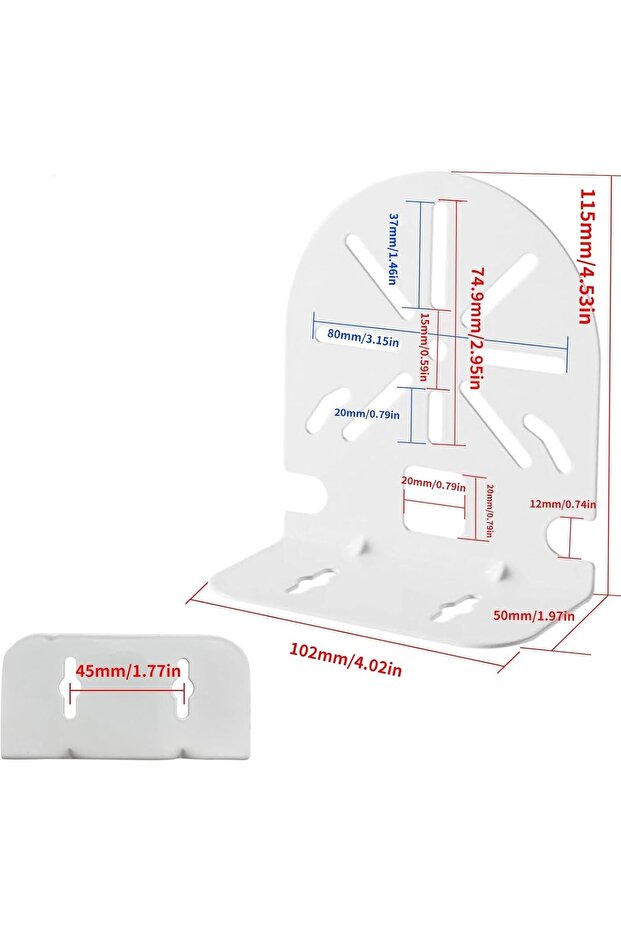حامل تثبيت كاميرات المراقبة، لوحة تثبيت أمان على شكل حرف L من أزوني، حوامل تثبيت عالمية للجدران والأسقف - 4