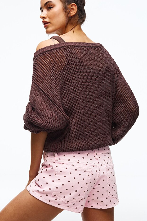 Puantiyeli şort - 2