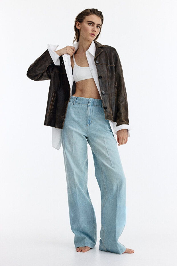 Straight High Jeans - 1