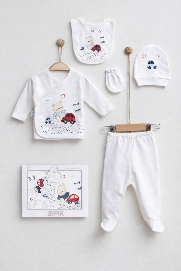 Baby Set Cotton 5 Piece Baby Boy Set 0-3 Months