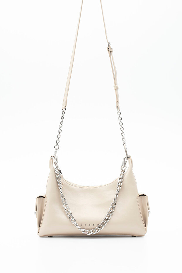 Women's Shoulder Bag Beige Sly381