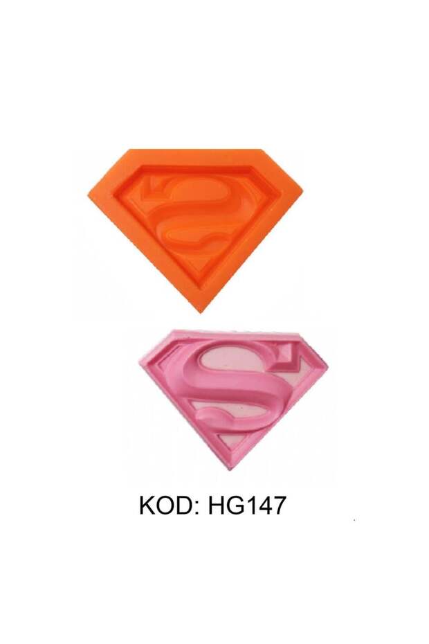 Hg-147 superman logo silicone mold 6 x 4cm