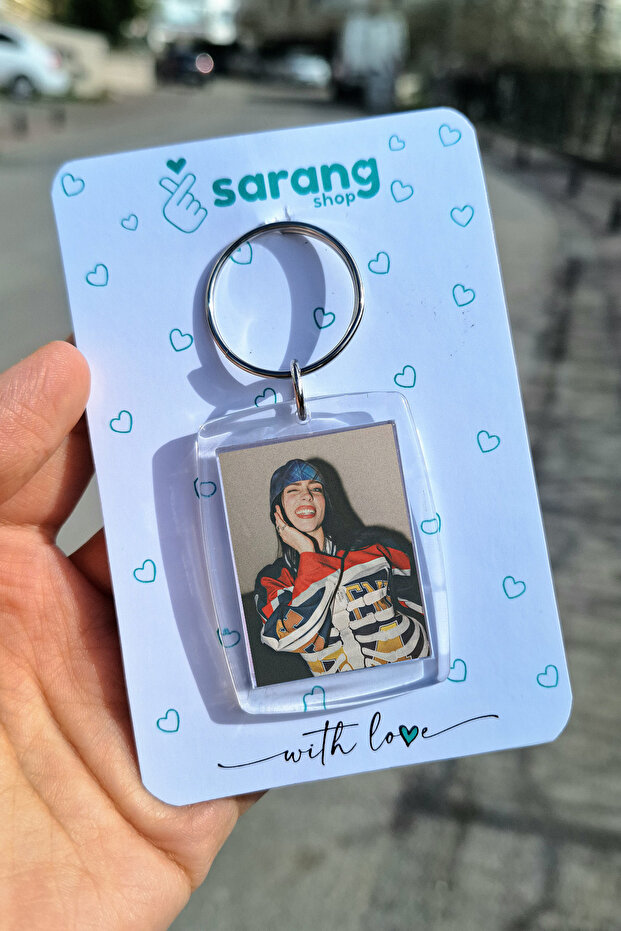 سلسلة مفاتيح بإطار شفاف - بيلي إيليش - 1