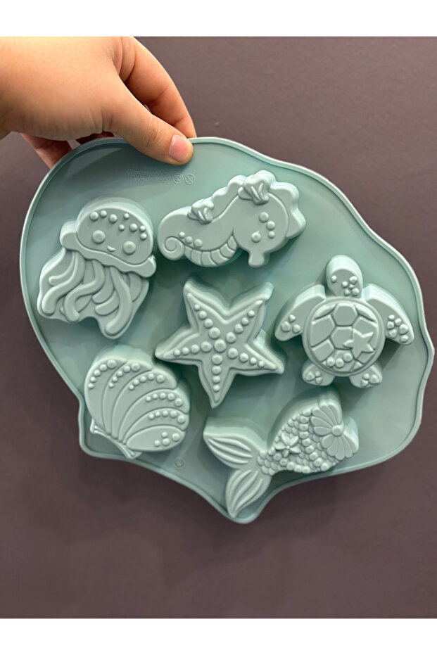 Bt-270 Silicone Mold with Marine Life Themes 26 X 21 cm