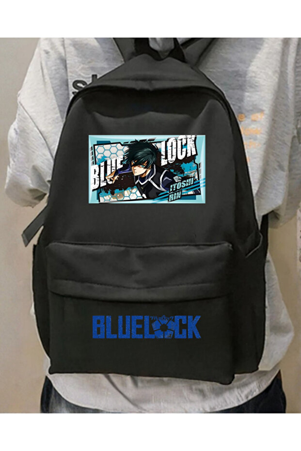 حقيبة ظهر أنيمي بلو لوك مطبوع - 1