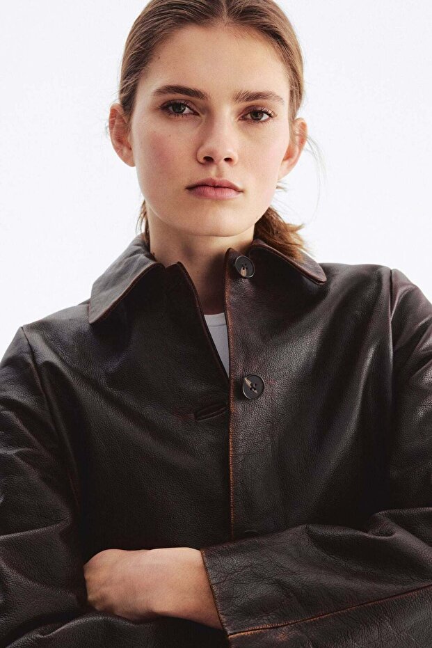 Leather jacket