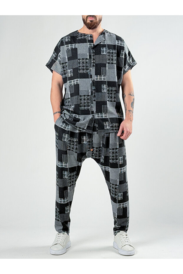 شالوار رجالي منقوش من ياما COC2888 - 1