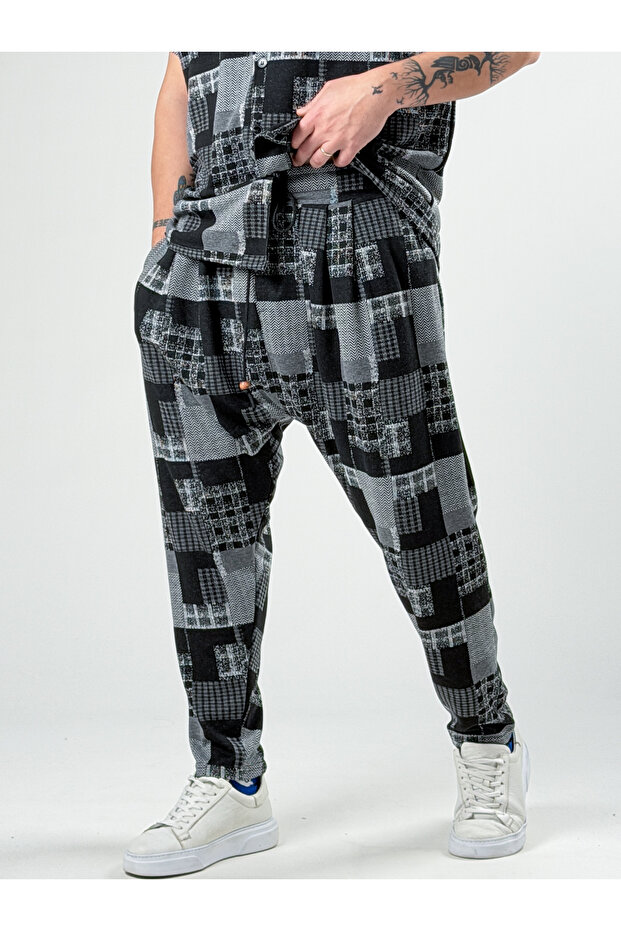 شالوار رجالي منقوش من ياما COC2888 - 4