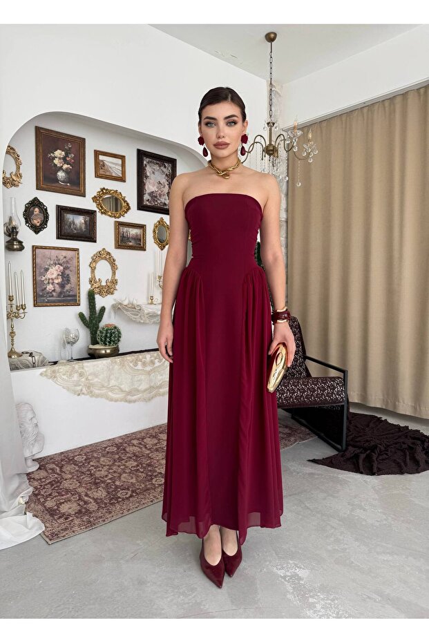 Reny Straplez Elbise - 1