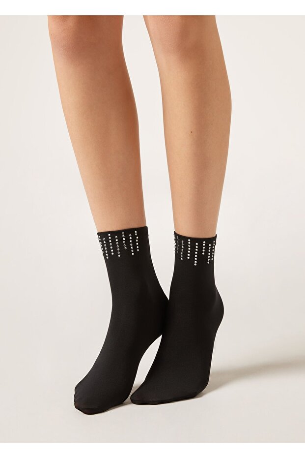 جوارب مرصعة بالأحجار اللامعة - 1