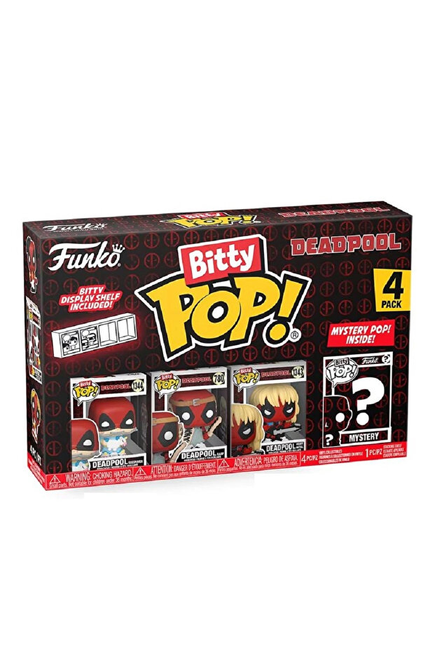 Bitty POP Marvel Deadpool Sleepover4'Lü Paket - 1