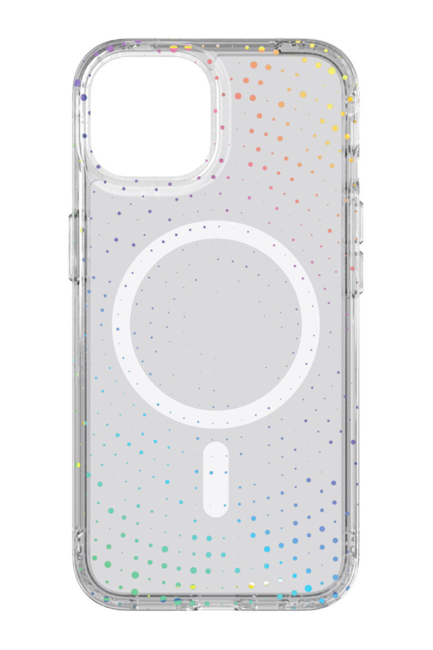 Tech21 Evo Sparkle MagSafe Case iPhone 14 Plus Clear - 1