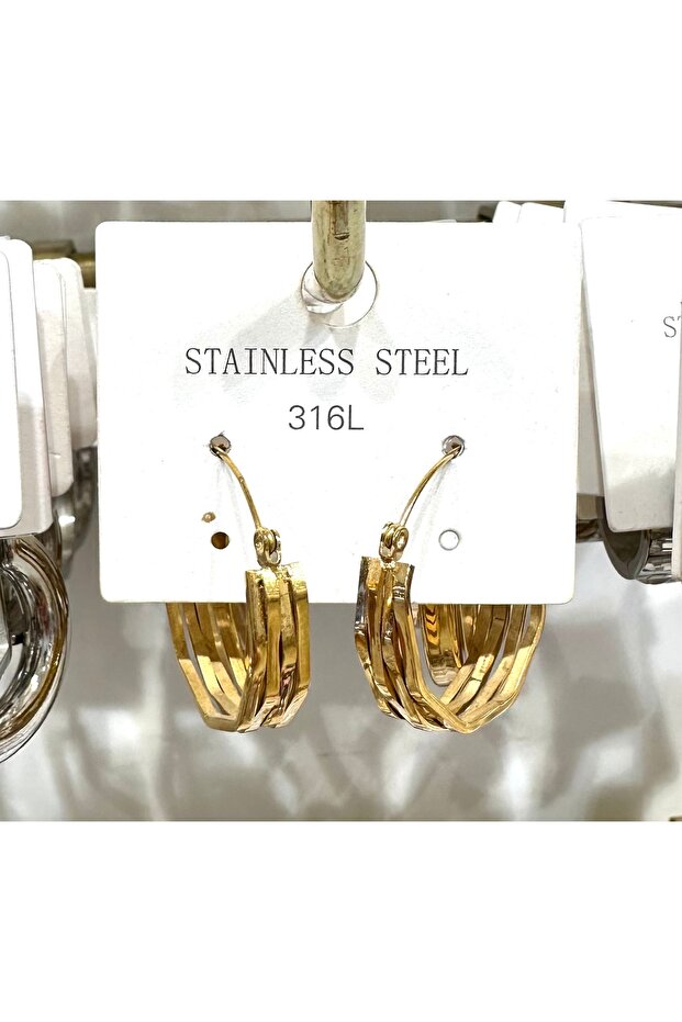 Stainless Steel Stainless Steel Hoop Earring