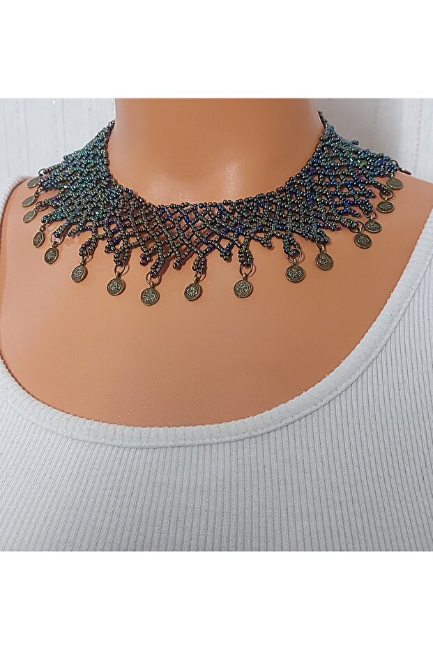 قلادة أصلية بالترتر - 2