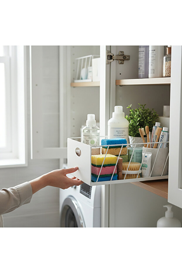 25' Šafta za ormarić sa šinom, bela - 3