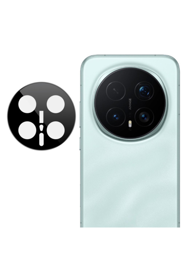 عدسة زجاجية صلبة مقواة باللون الأسود لحماية الكاميرا متوافقة مع هاتف Honor Magic 8 Pro
