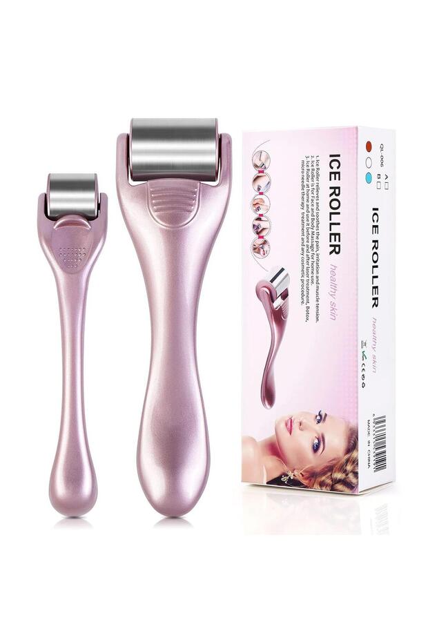 for Face & Eyes – 2-Piece Set, Large & Small | Puffiness Relief & Cooling Massage Tool