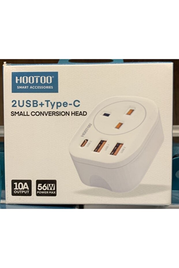 رأس تحويل صغير بمنفذي USB ومنفذ من النوع C - 1