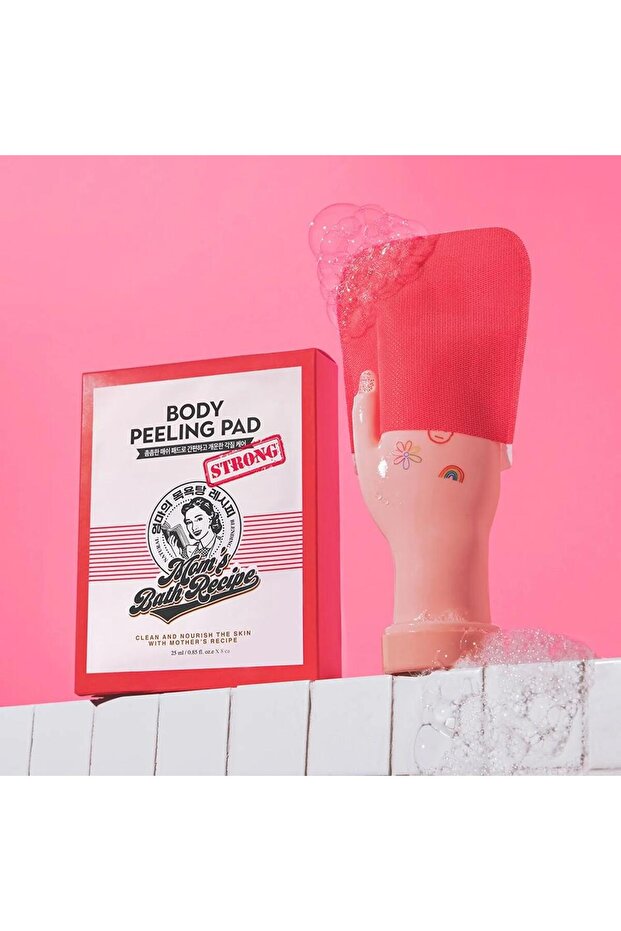 Body Peeling Pad, Box of 8 Sheet – Strong, All-in-One Bubble Wash & Scrub with Kelp & Biotics