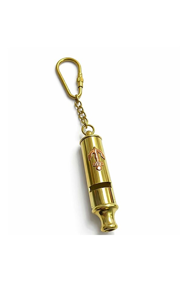 Brass Whistle Keychain Gift Keychain