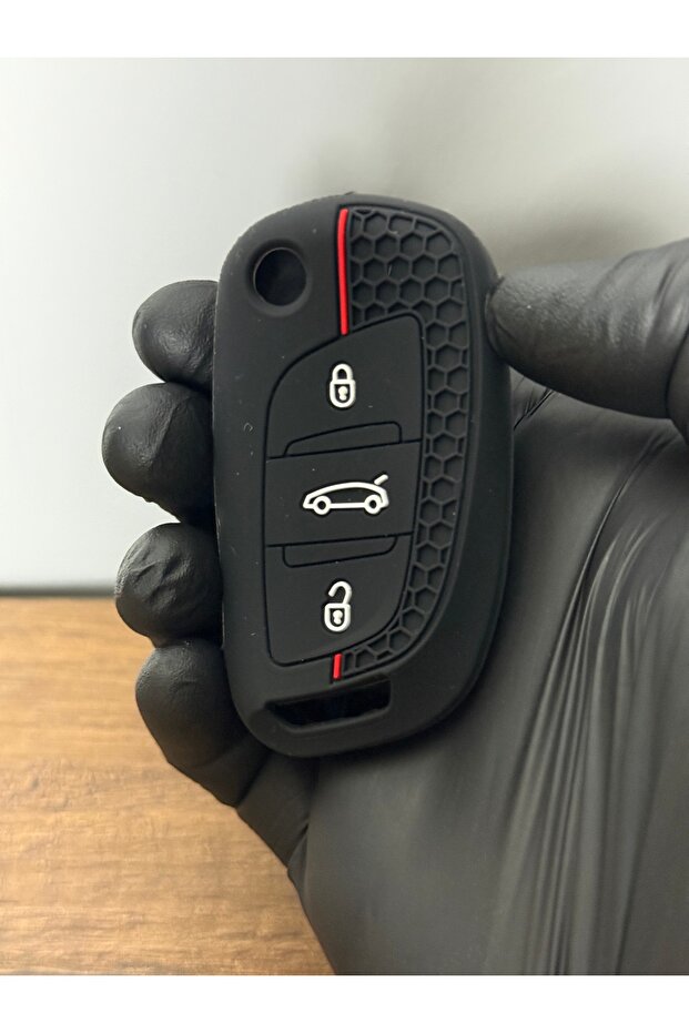 Key Remote Cover Case for Citroen Bellingo C2 3 Peugeot Partner 307 207 308 5008 Honeycomb Pattern