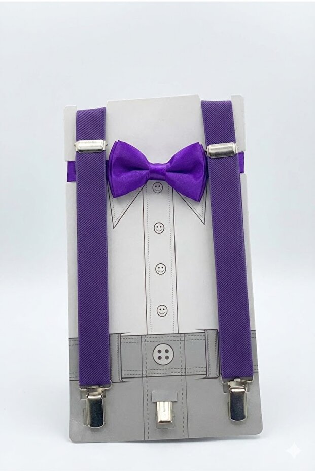 23 April 29 October Show Outfit Boys' Suspenders & Bow Tie Set