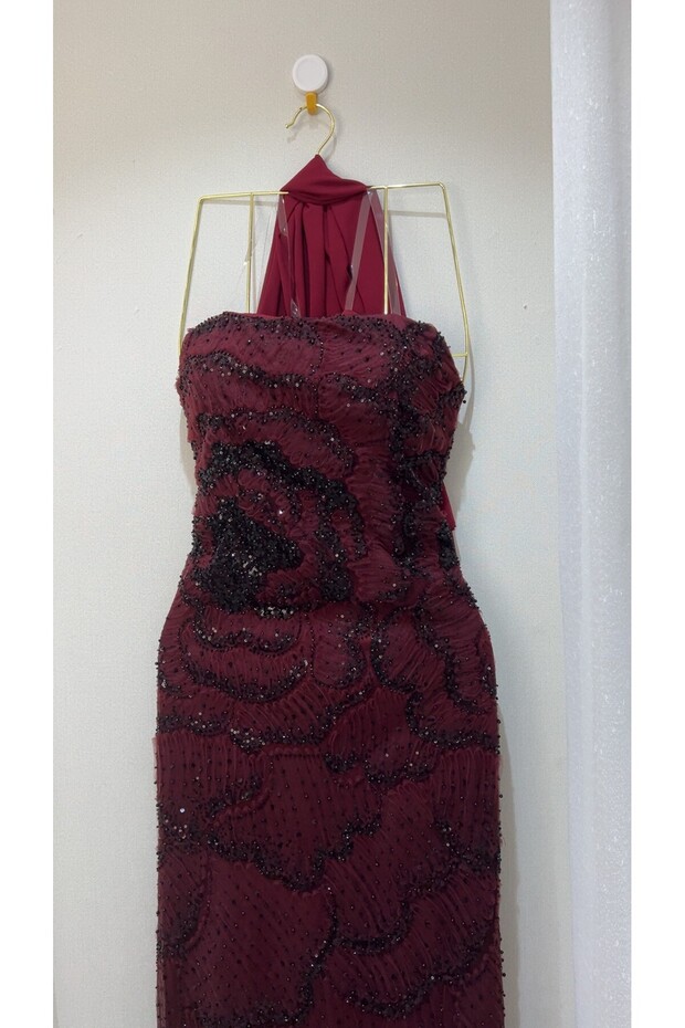 فستان سهر شغل خرزز - 4