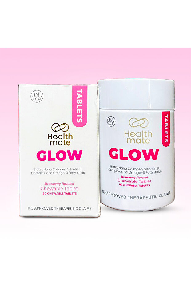 HEALTHMATE GLOW 60 CHEWABLE TABLETS