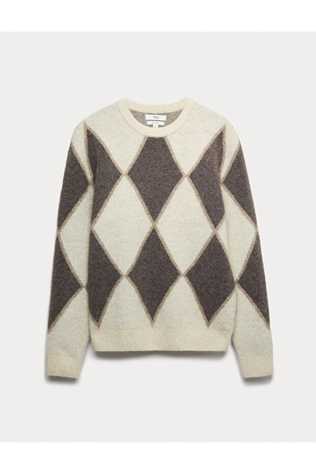 Argyle Desenli Kazak - 2