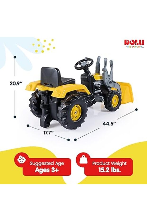 Kepçeli Traktör Pedallı - 4