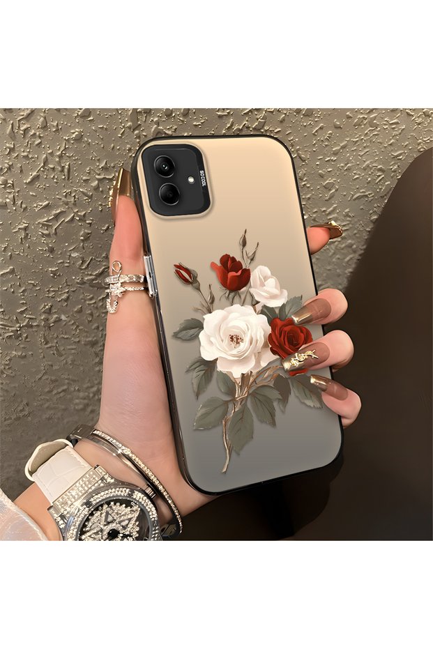 Mi 15t Pro Compatible Luxury Rose Pattern High Quality Phone Case