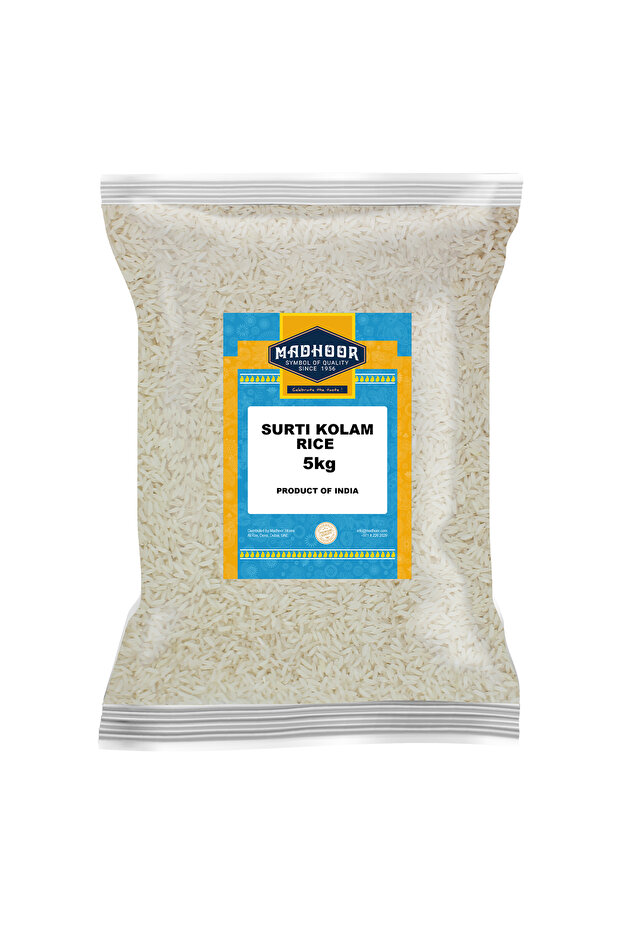 Surti Kolam Premium Slender White Aromatic Rice Bag (5kg)