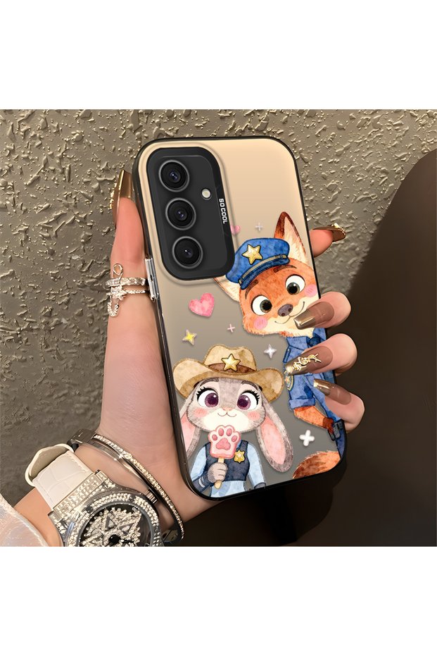 Samsung Galaxy S24 Plus Compatible Luxury and Stylish Cartoon Pattern High-Quality Phone Case
