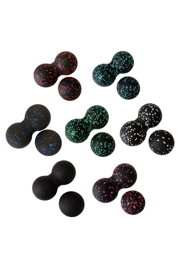 1pc random color EPP 8cm Peanut Balls Body Massage Fascia Ball High Density Muscle Relaxation Lacros