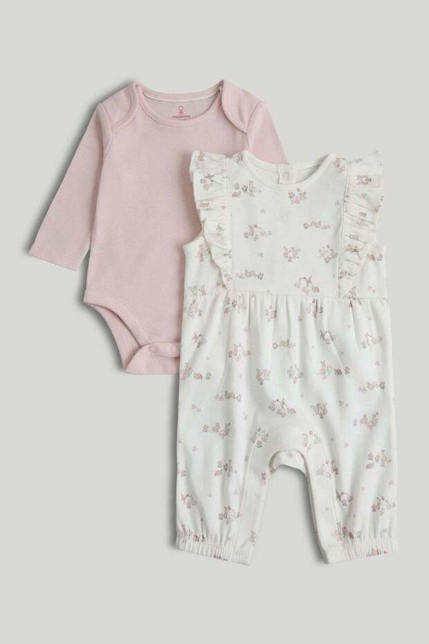 My First Dungarees and Bodysuit Outfit