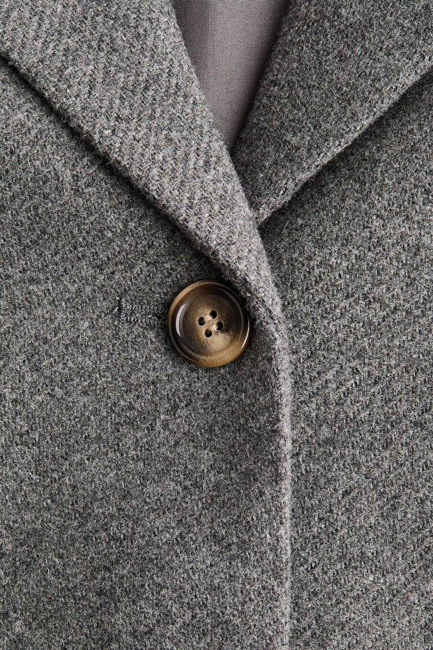Yün Karışımlı Blazer - 7