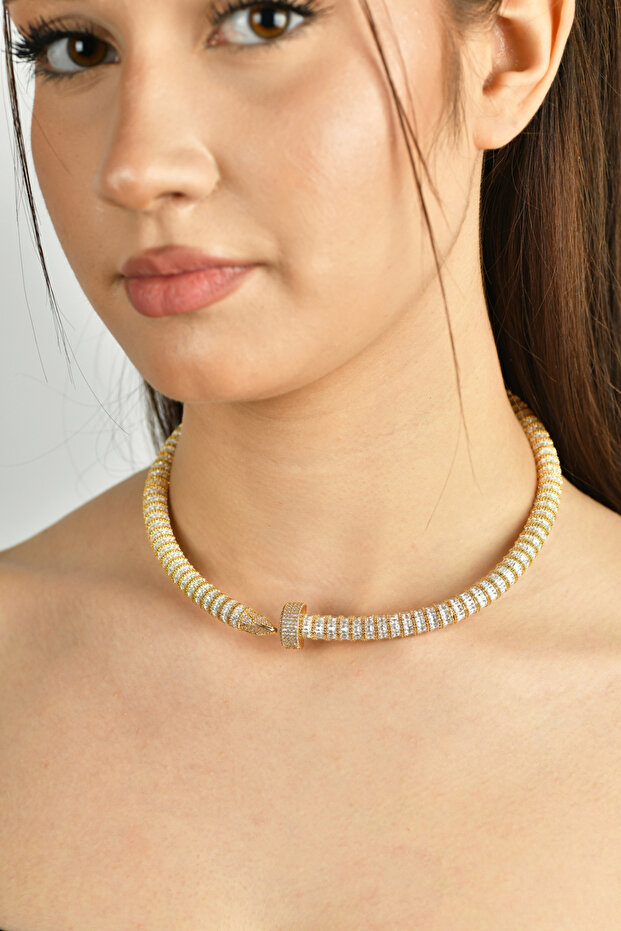 Çivi Kelepçe Kolye - 2