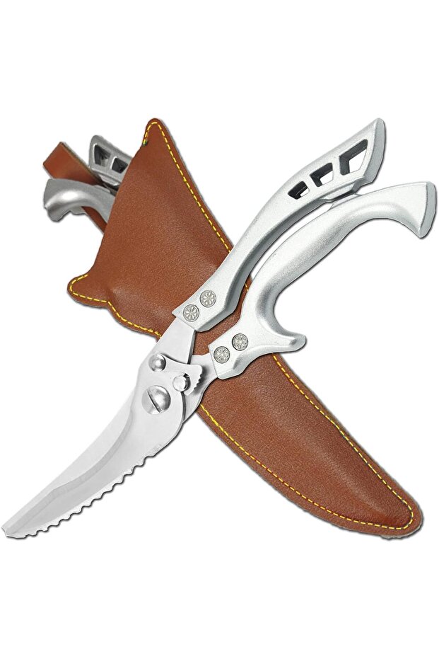 poultry scissors are suitable for bones, meat, multifunctional ultra-sharp practical scissors - 1