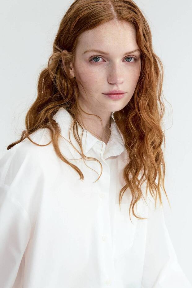 Oversize Poplin Gömlek - 2