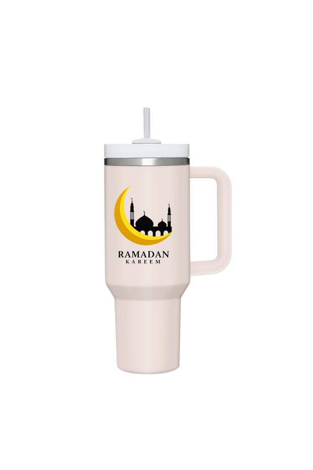 Ramadan Tumbler Mug For Hot And Cold | 1200ml Insulated Tumbler With Lid