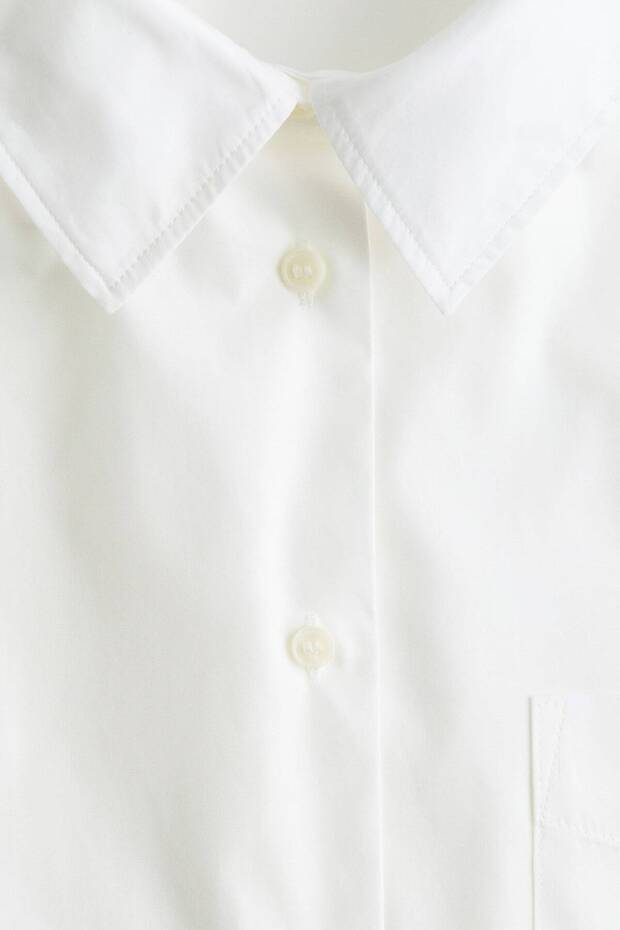 Oversize Poplin Gömlek - 6