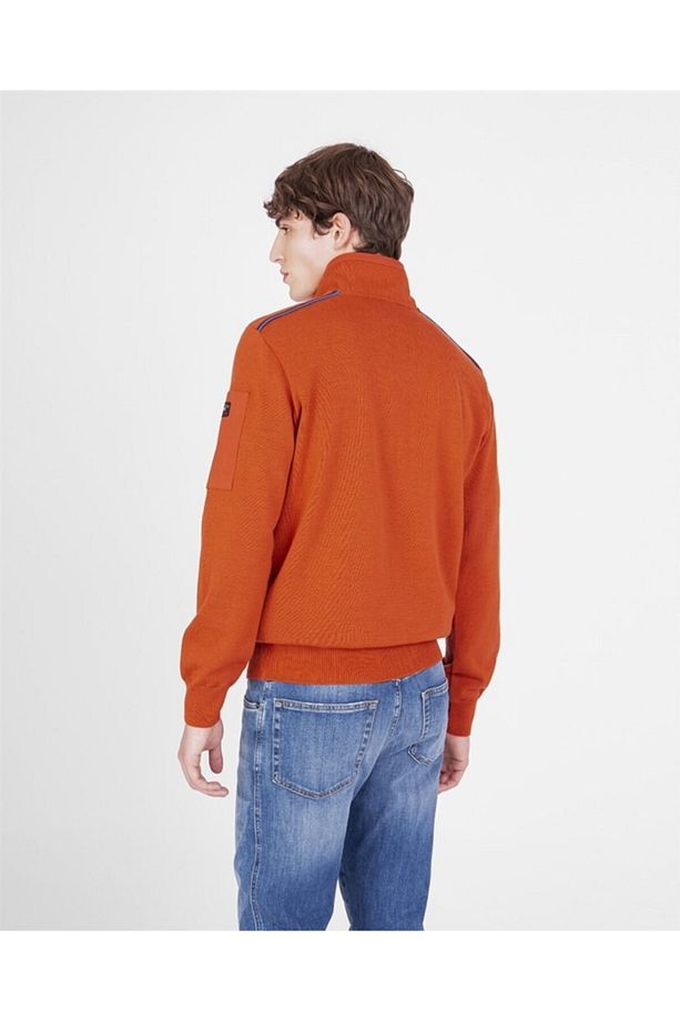 Men's Zıpped Pullover C.w. Wool - 3