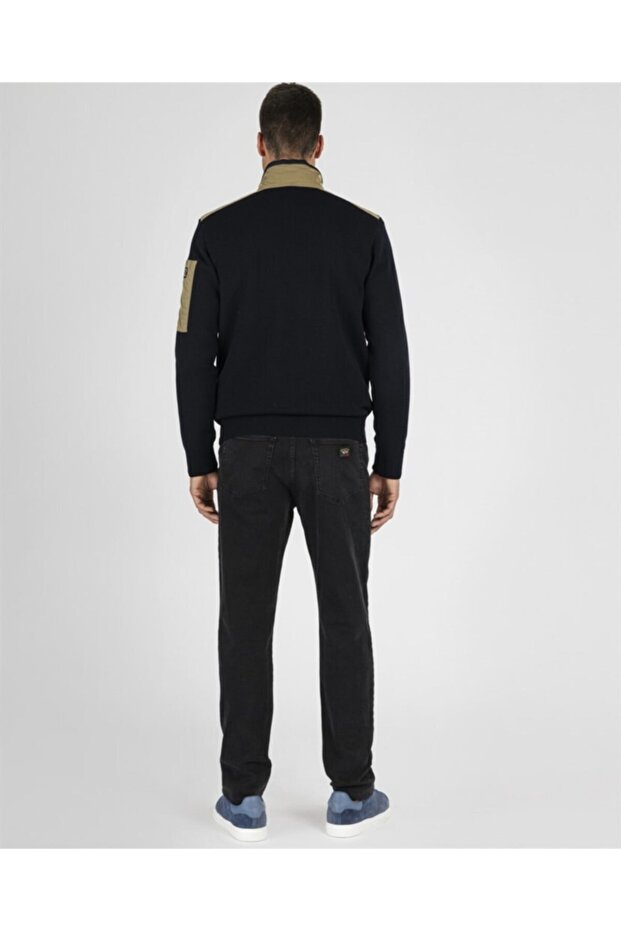 Men's Zıpped Pullover C.w. Wool - 5