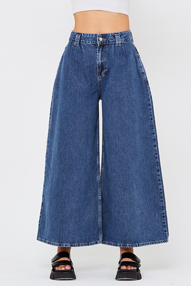 Slouchy Geniş Paça Pantolon - 4