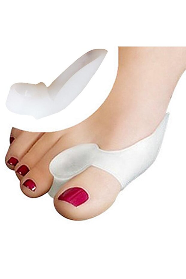 Silikon Makara Ayak Baş Parmak Bunyon Nasır Kemik Koruyucu Ayıran - 8