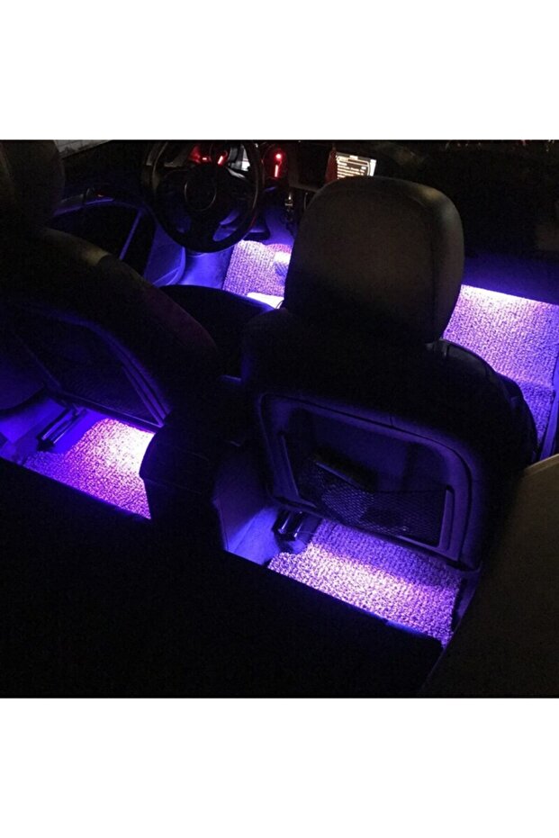 Fiat / Tofaş Tempra Sese Duyarlı Ayak Altı Led Aydınlatma 9'ledli 8 Renk - 2