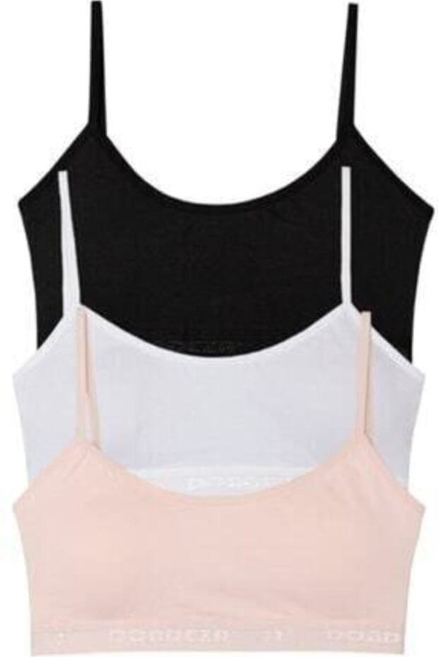 Children's Pack of 6 Colorful Pads Rope Strap Half Athlete Bustier