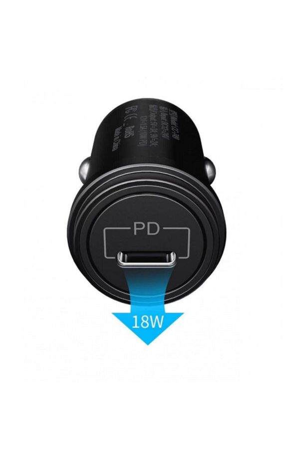 Cc-7490 Araç Şarj Adaptörü 20w Type-c Pd Çıkış Qc Siyah - 5