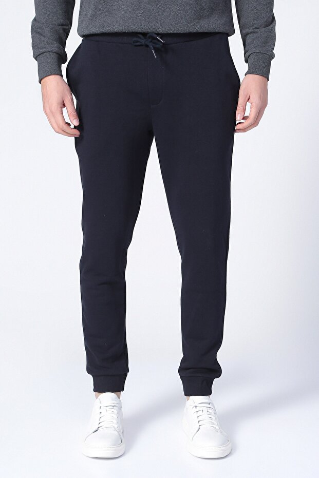 Basic Lacivert Erkek Eşofman Altı - 2